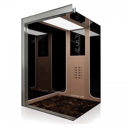 کابین استیل 304 نگیر خارجی کد AL 01