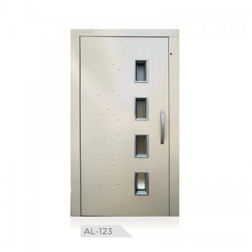 درب لولایی آسانسور طرح ساده الوند لیفت مدل AL-123